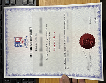 How much to order a Mulungushi University degree online?