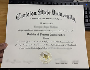 Order a Tarleton State University degree certificate in 2025