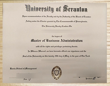 Can I get a University of Scranton degree certificate?