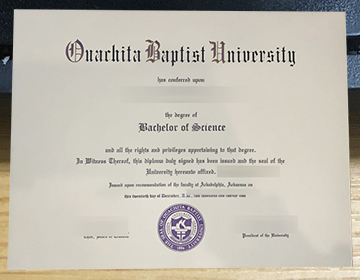 I want to buy An Ouachita Baptist University diploma
