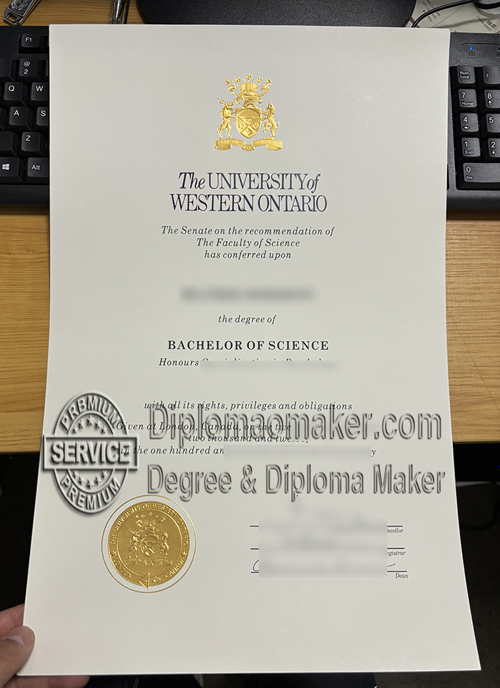 UWO diploma, Make a University of Western Ontario degree