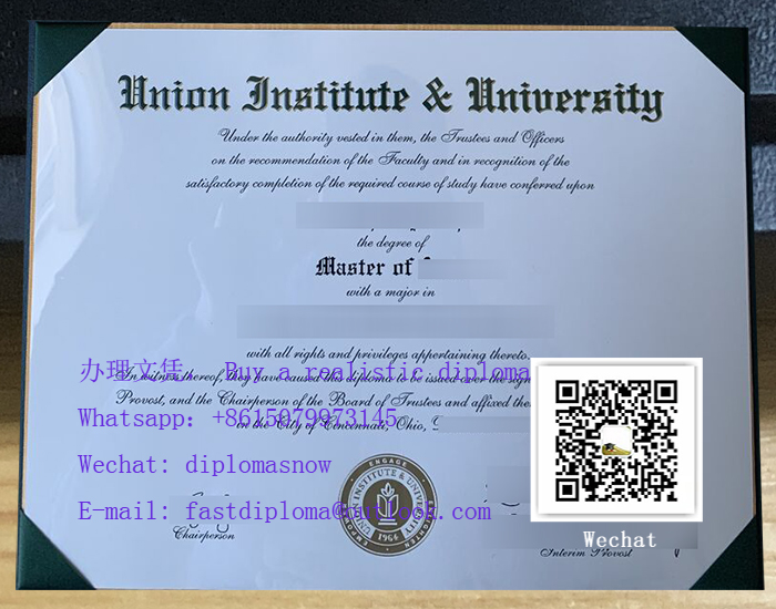Union Institute & University diploma