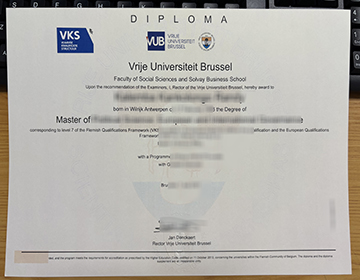 Surprising Way to Get Vrije Universiteit Brussel Diploma Online