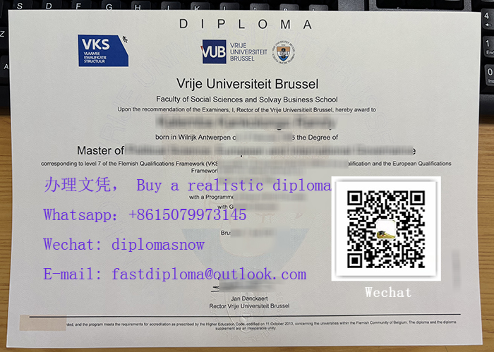 Vrije Universiteit Brussel Diploma