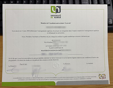 How long to buy a Université de Namur diploma?