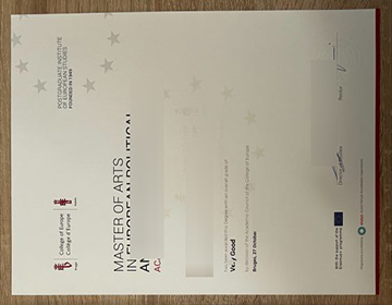 College of Europe diploma