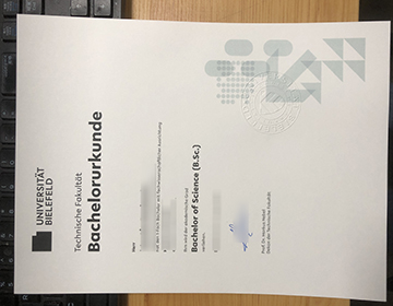 Steps to make Universität Bielefeld urkunde