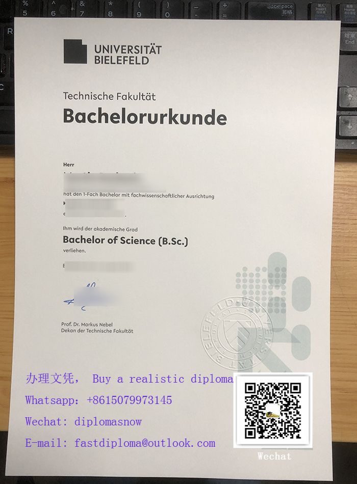 Universität Bielefeld urkunde