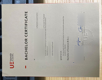 University of Europe for Applied Sciences diploma sample