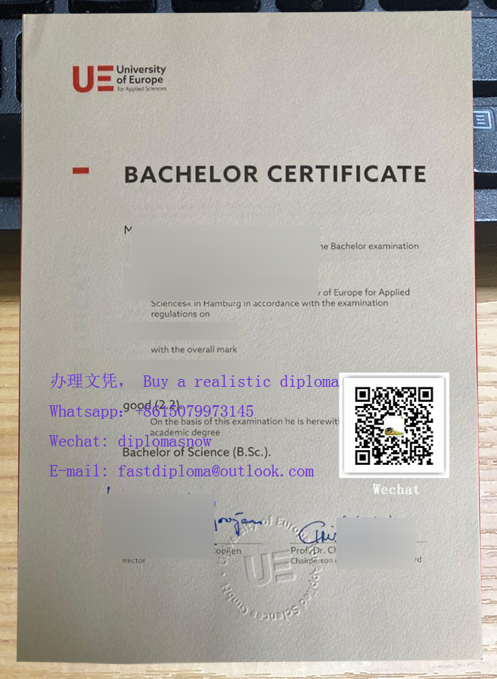 University of Europe for Applied Sciences diploma