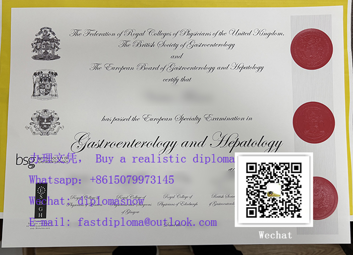 MRCP Gastroenterology & Hepatology certificate