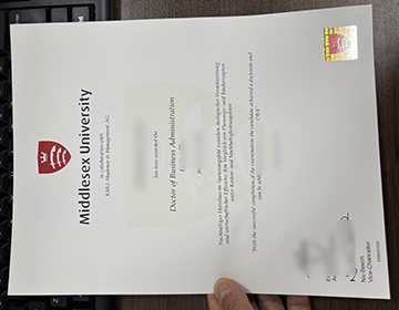 Middlesex University degree | 米德尔塞克斯大学文凭证书