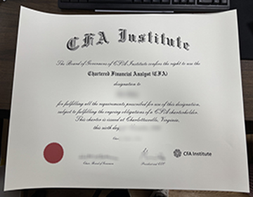 CFA协会证书购买, 办理特许金融分析师协会证书